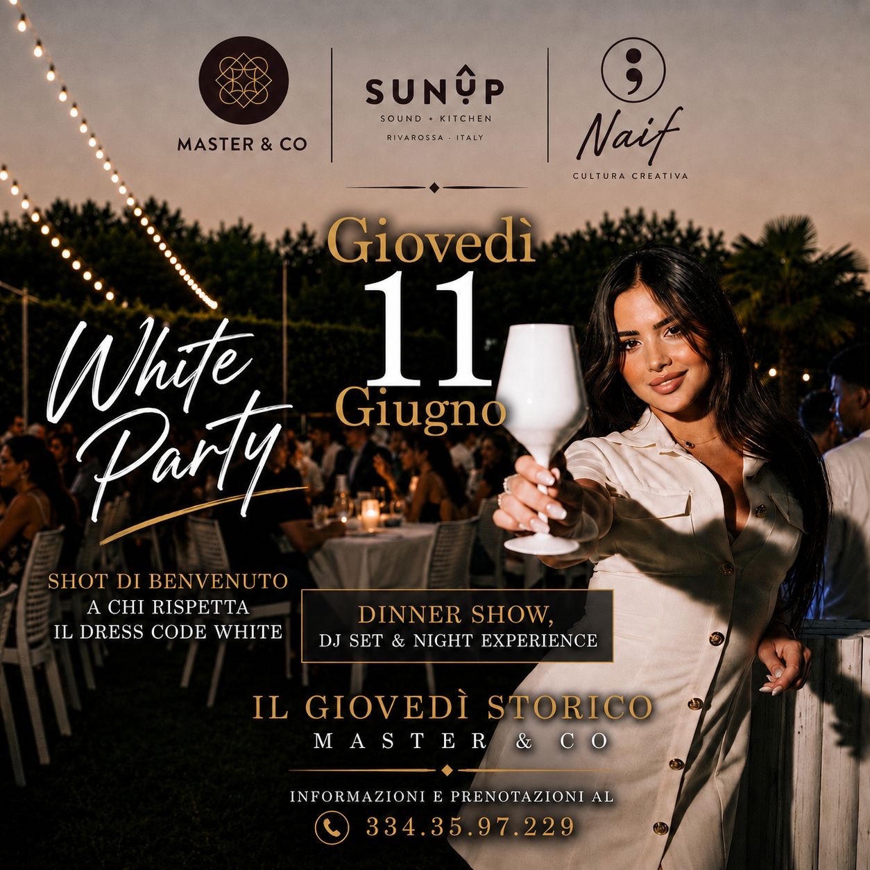 IL GIOVEDÌ STORICO - 11 GIUGNO - WHITE PARTY image