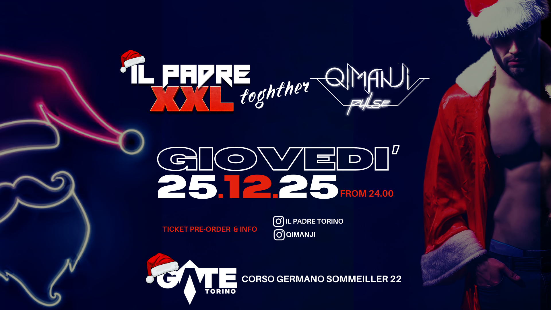 IL PADRE x QIMANJI - XMAS EDITION - 25.12 @GATE-CLUB image