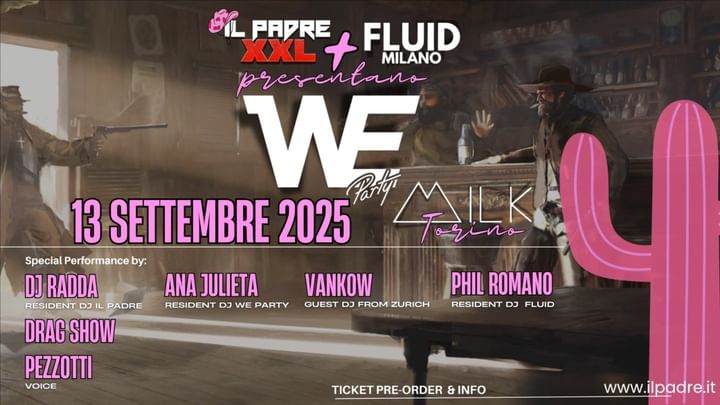 Cover for event: IL PADRE XXL - WE PARTY