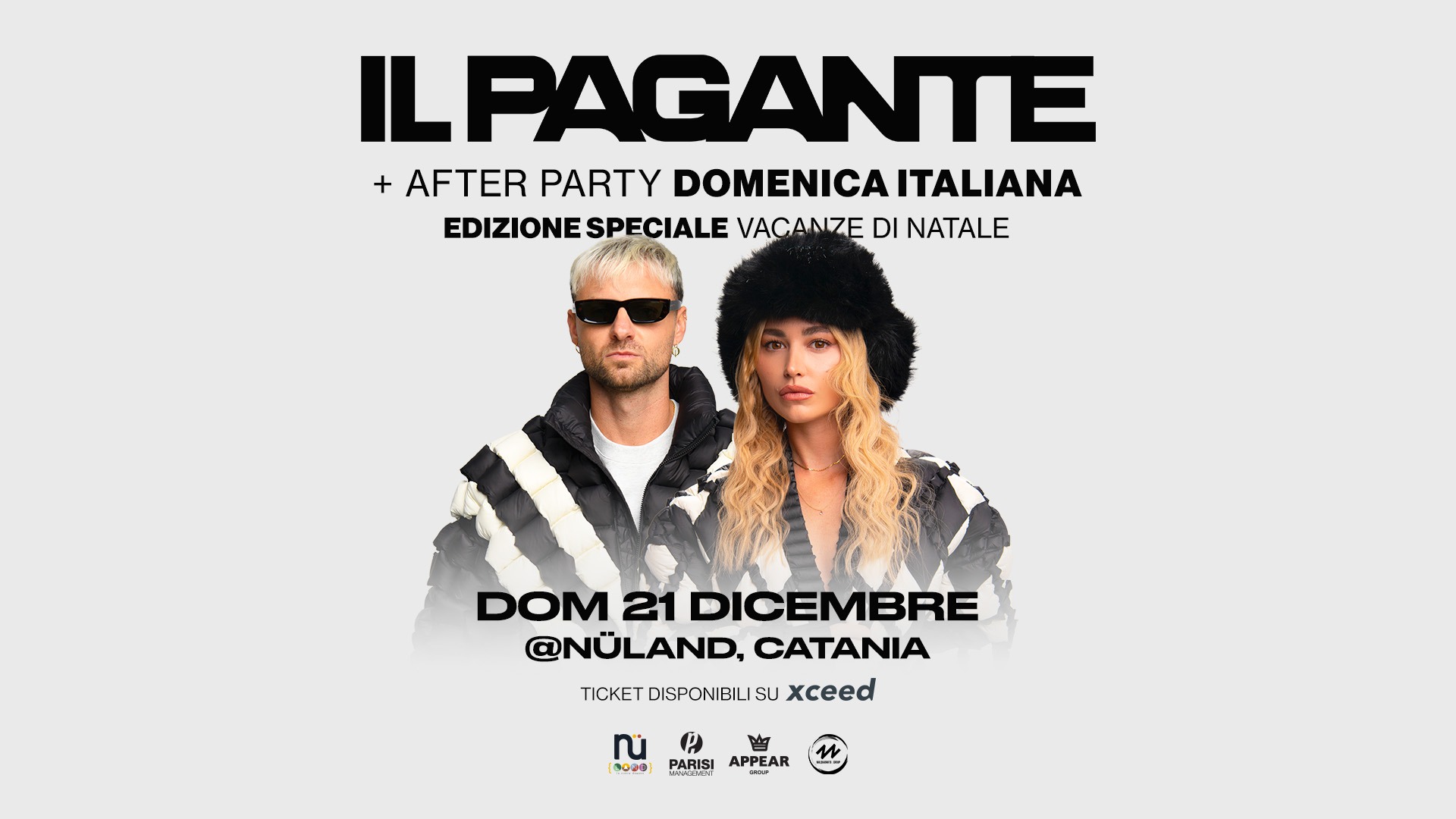 IL PAGANTE + AFTER PARTY DOMENICA ITALIANA | EDIZIONE SPECIALE VACANZE DI NATALE image