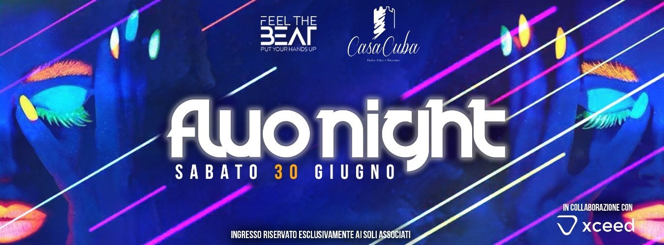 Il Sabato ** Casa Cuba ** Fluo Night Party image