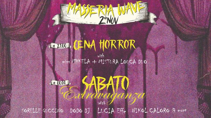 Cover for event: IL SABATO EXTRAVAGANZA con Lucia Effe, Nikol Caloro, Sorelle Guccino, Dodo & more