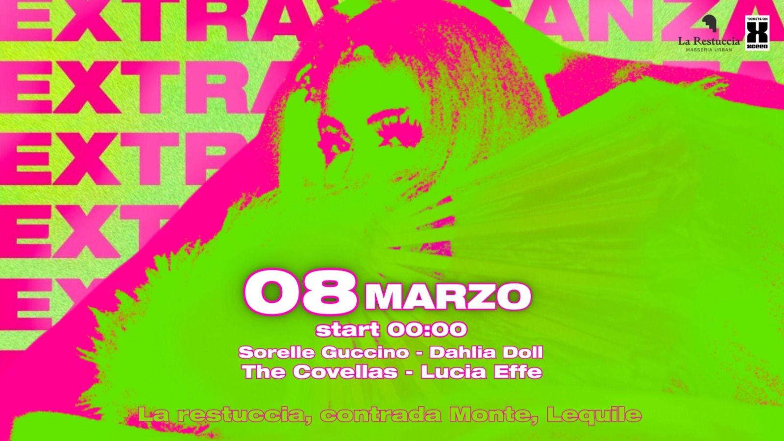 IL SABATO EXTRAVAGANZA con Sorelle Guccino,Lucia Effe, The Covellas & more image