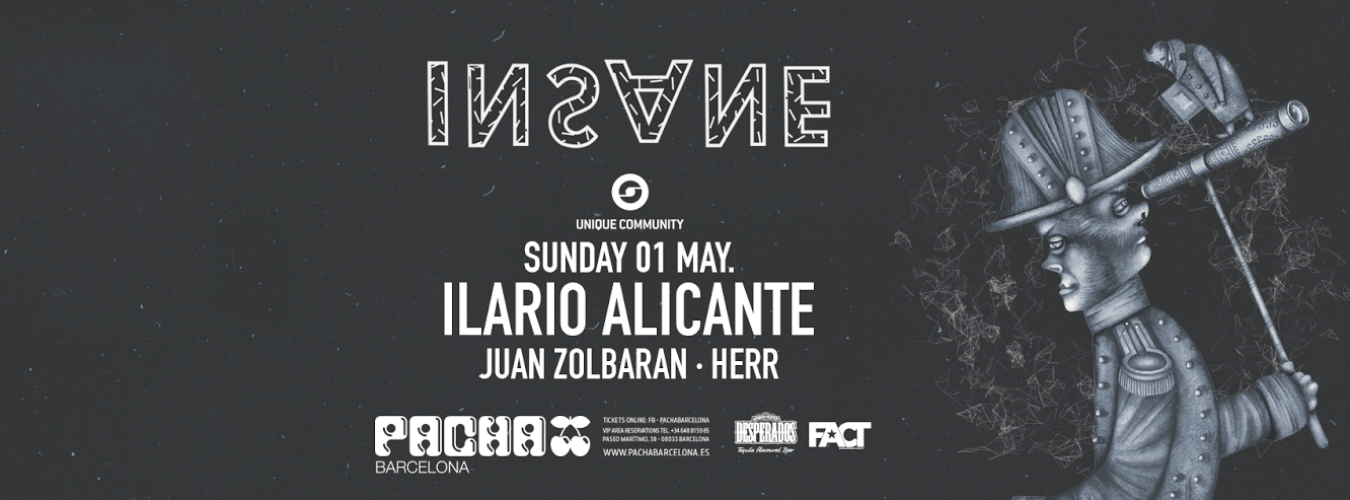 Ilario Alicante presented by Insane