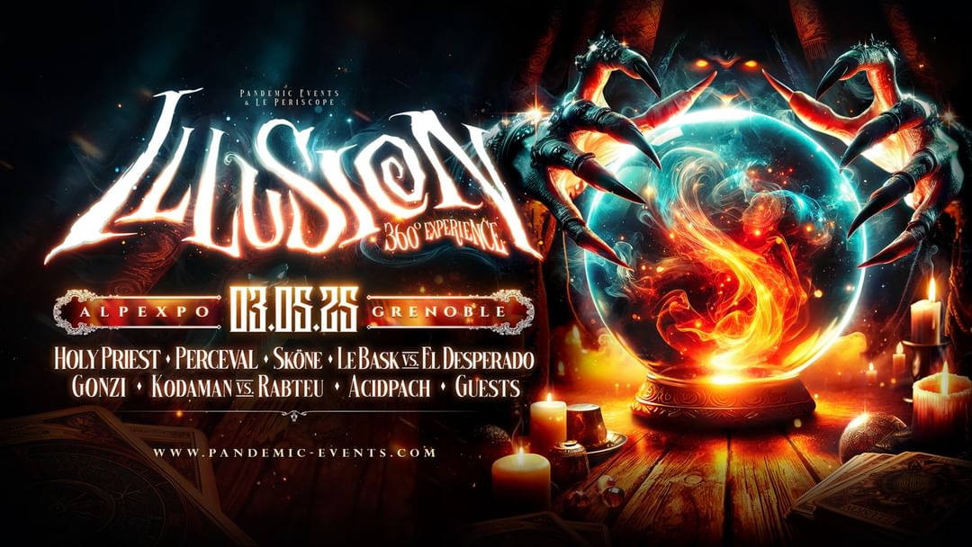 Cartell de l'esdeveniment ILLUSION - Grenoble - 360° Edition