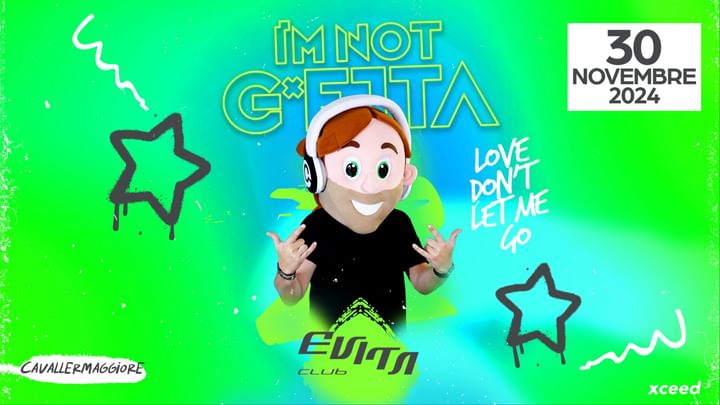 Cover for event: I'm Not G*etta | Sab. 30/11 | Evita Club