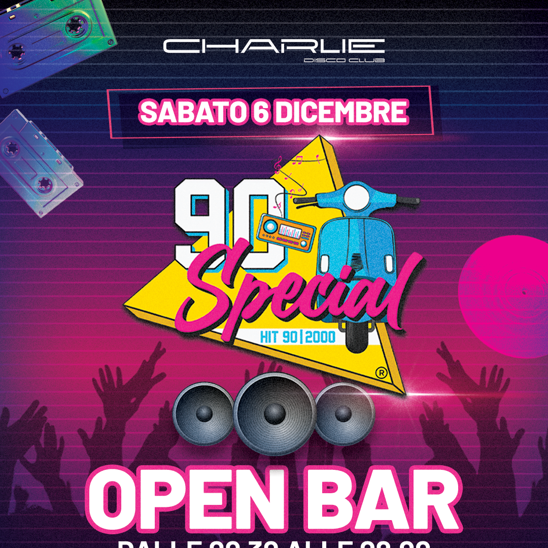 IMMACOLATA 2025 | 50special OPEN BAR - drink illimitati gratis @ CHARLIE DISCO CLUB image