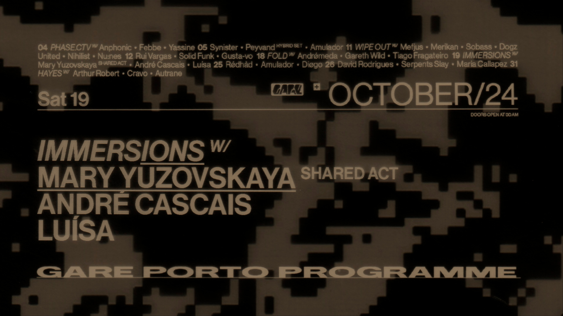 IMMERSIONS * MARY YUZOVSKAYA (Shared Act), André Cascais, Luísa  image