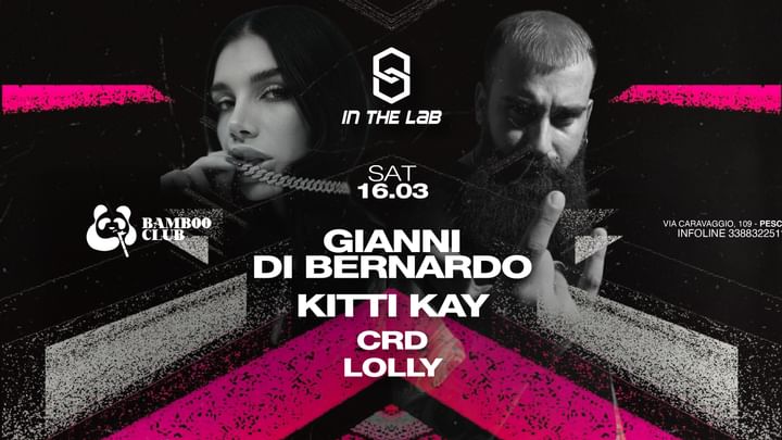 Cover for event: IN THE LAB EVENTS | GIANNI DI BERNARDO & KITTI KAY | 
