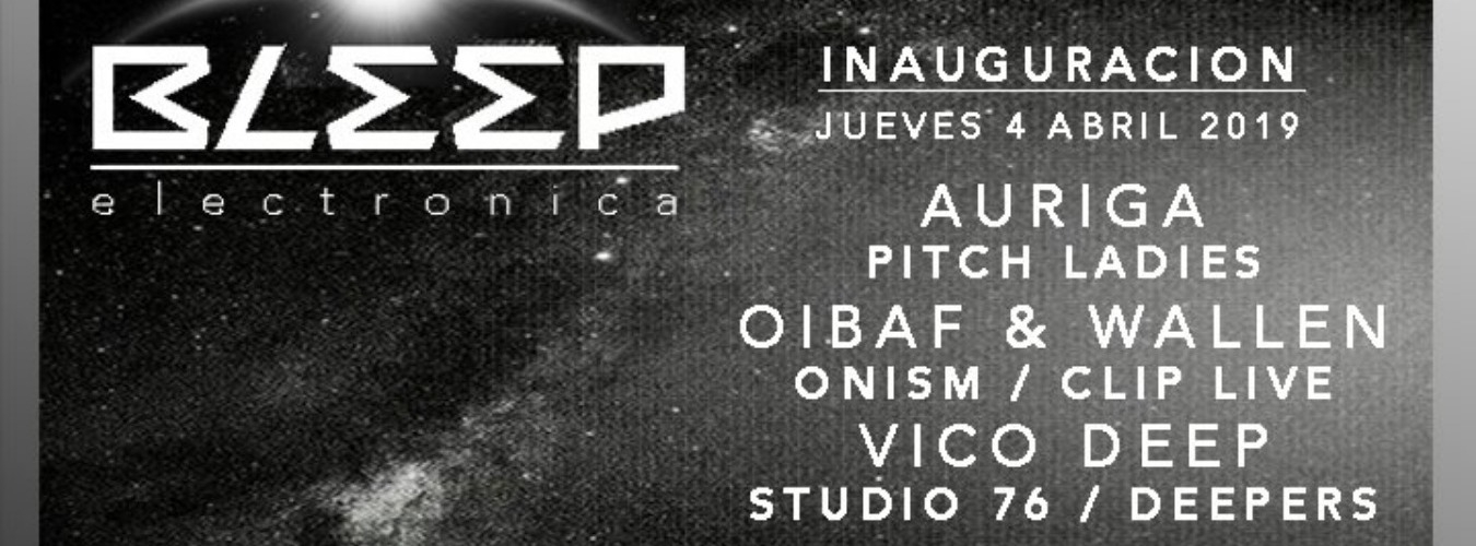 Inauguración Bleep Electrónica image