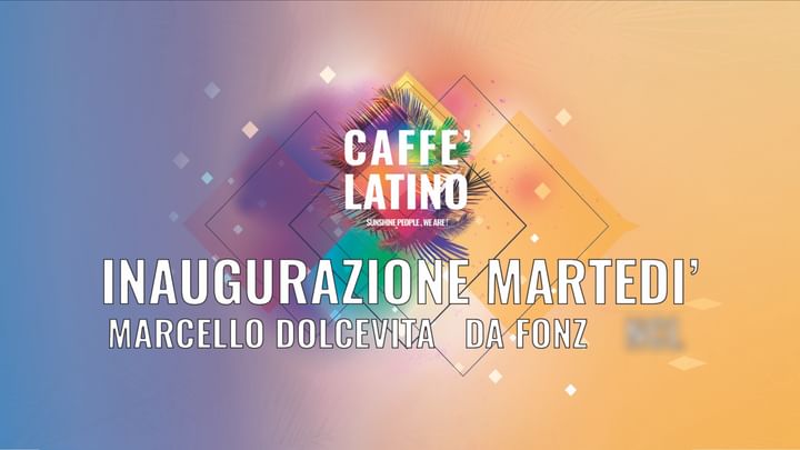 Cover for event: INAUGURAZIONE MARTEDI CAFFE LATINO 2024