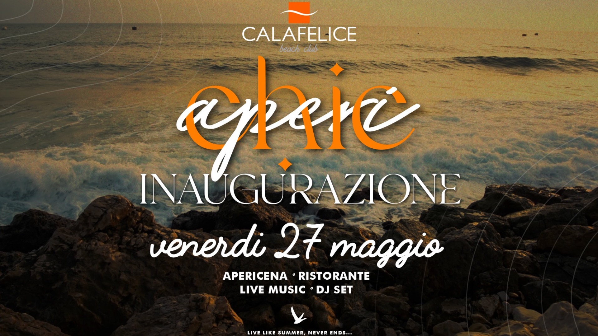 INAUGURAZIONE Venerdi AperiChic image