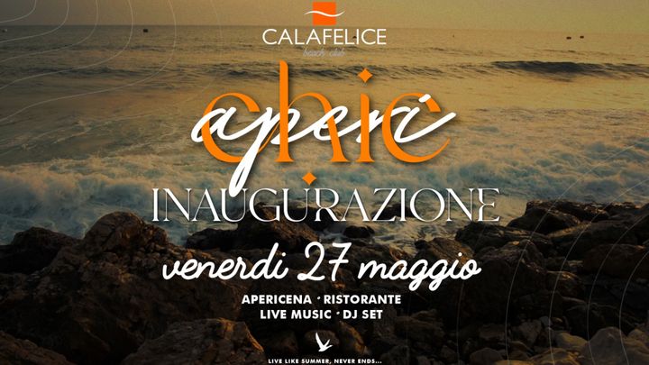 Cover for event: INAUGURAZIONE Venerdi AperiChic