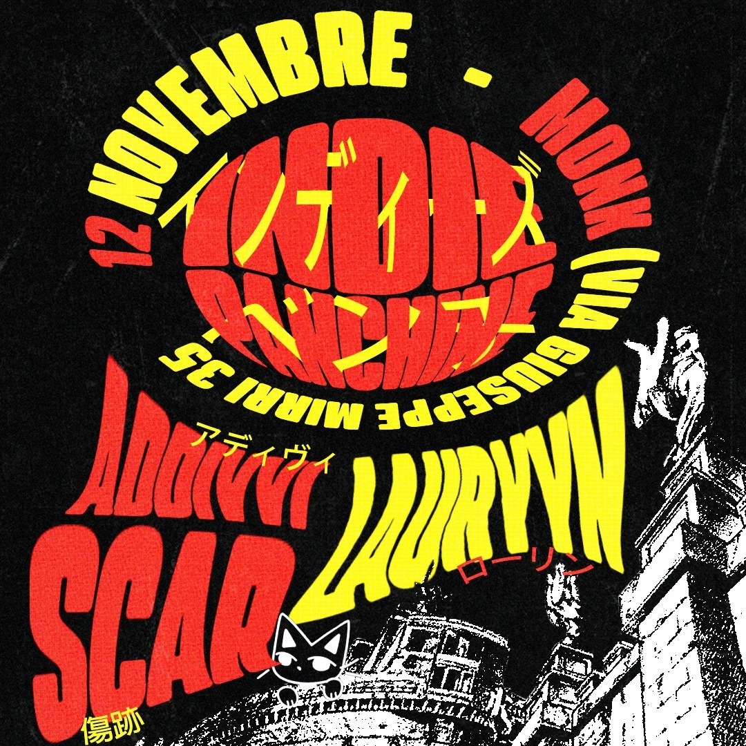 INDIEPANCHINE PRESENTA: ADDIVVI + LAURYYN + SCAR @ MONK ROMA image