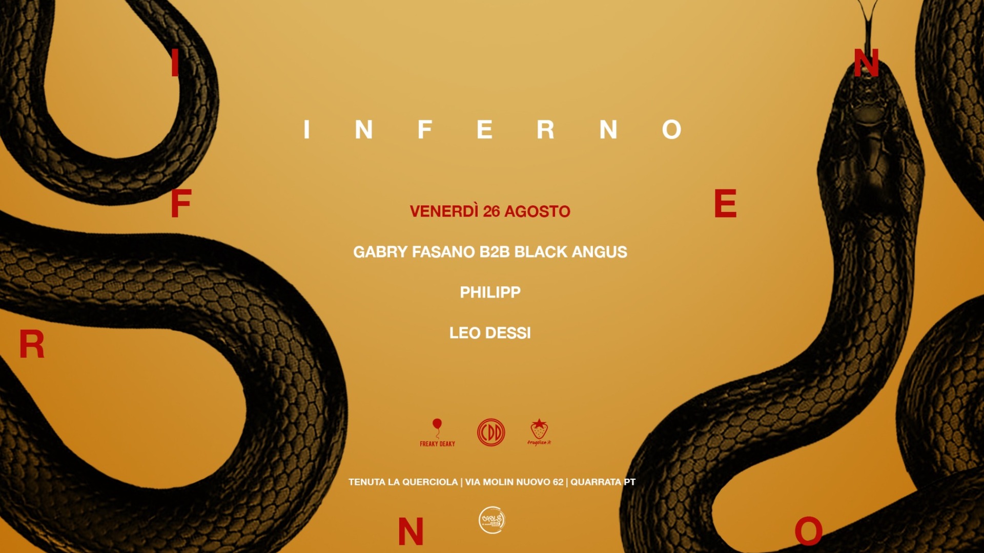 Inferno - Venerdì 26 Agosto image