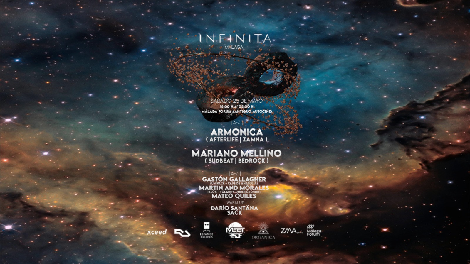 INFINITA Presents Armonica (Afterlife - ZAMNA) + Mariano Mellino (Sudbeat - Bedrock) image