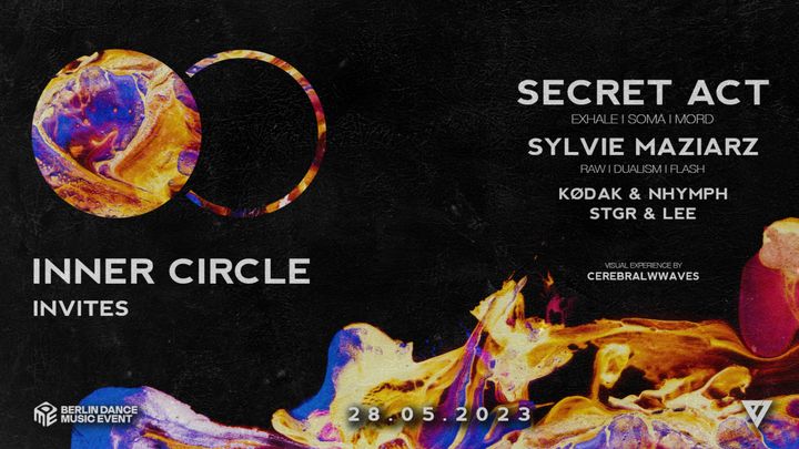 Cover for event: INNER CIRCLE invites: Secret Act (EXHALE) & Sylvie Maziarz