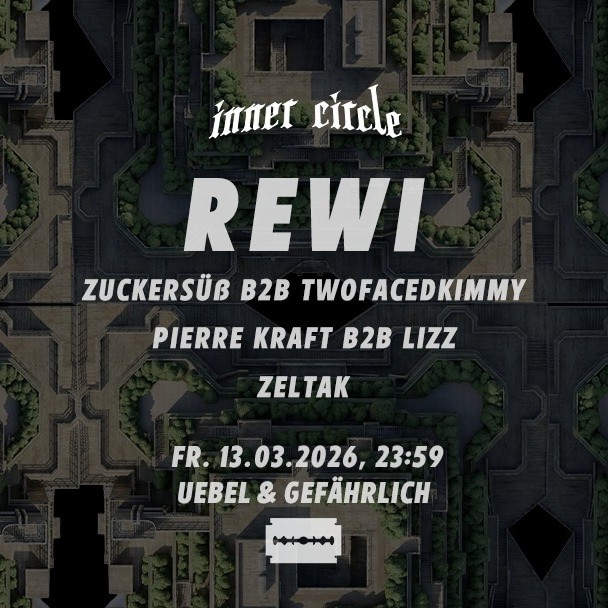 Inner Circle Techno pres. REWI, Zeltak, Lizz and more image
