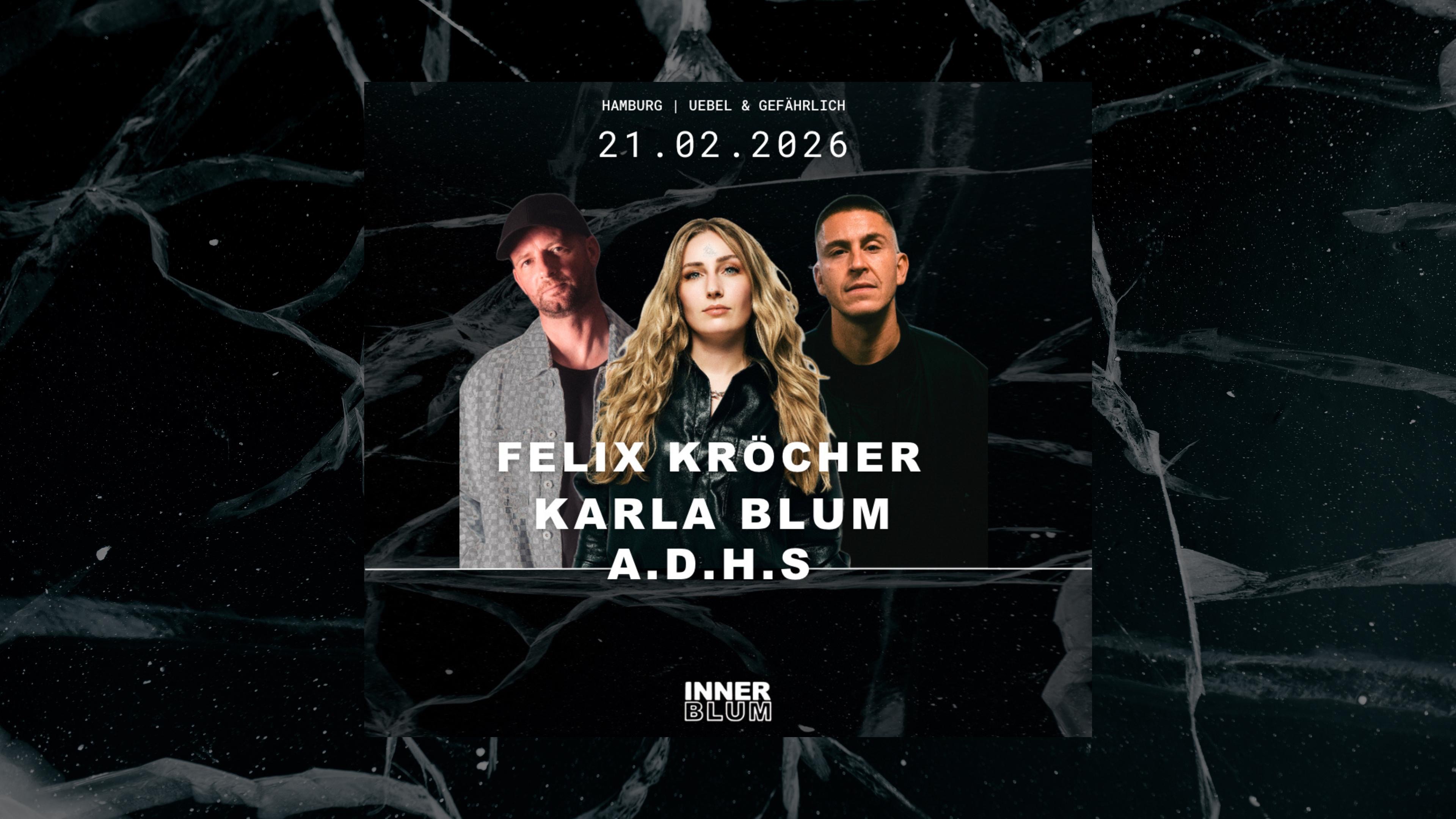 INNERBLUM w/ KARLA BLUM, A.D.H.S. & FELIX KRÖCHER image