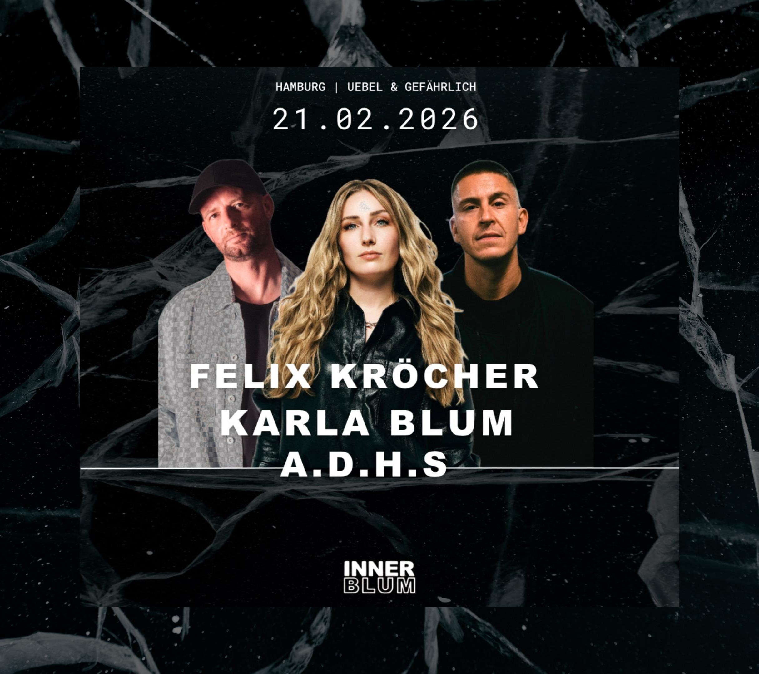 INNERBLUM w/ KARLA BLUM, A.D.H.S. & FELIX KRÖCHER image