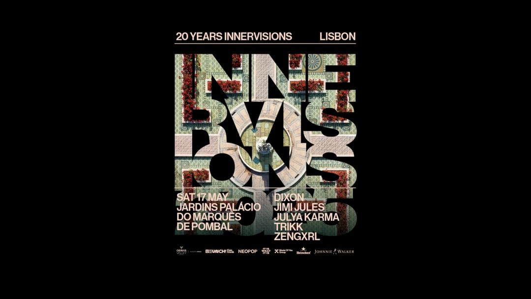 Cartel del evento INNERVISIONS 20 YEARS - LISBON