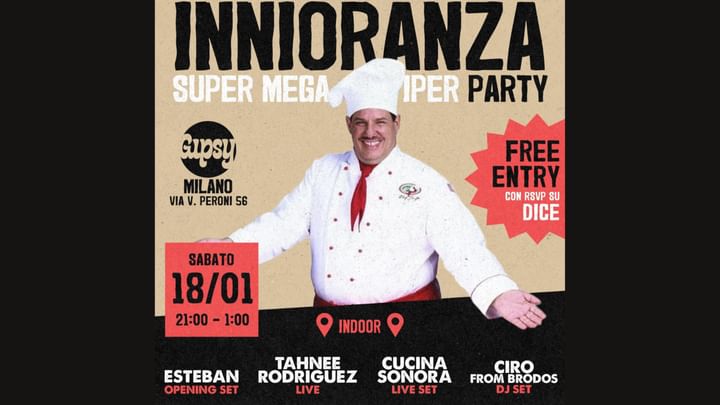 Cover for event: INNIORANZA PARTY (Indoor Ed.)