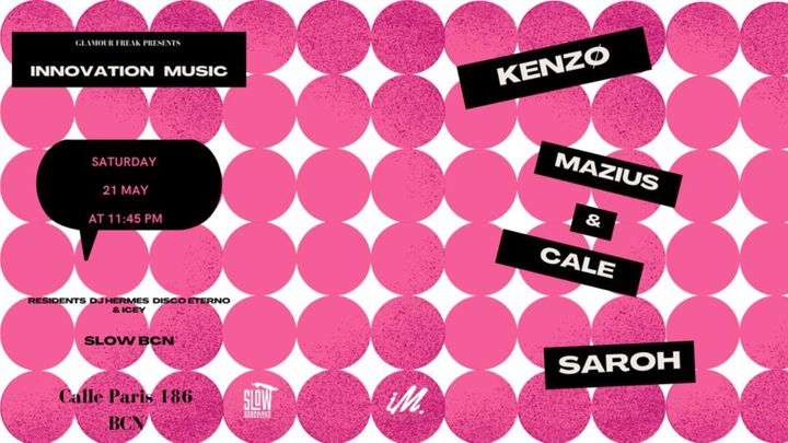 Cover for event: Innovation Music: Kenzø + Mazius & Cale + Saroh