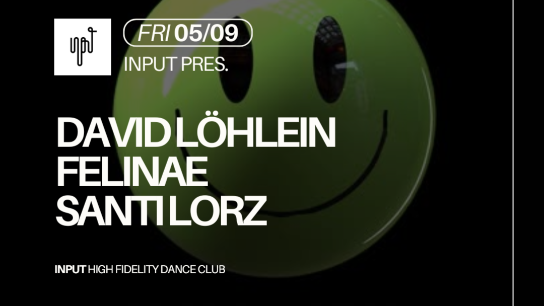 INPUT pres. DAVID LÖHLEIN image