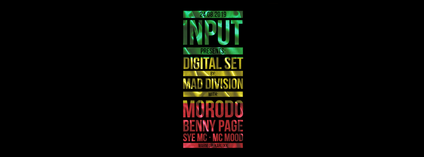 INPUT pres MORODO (digital set) & BENNY PAGE image