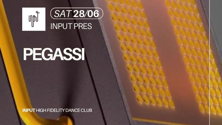 Cover for event: INPUT pres. PEGASSI