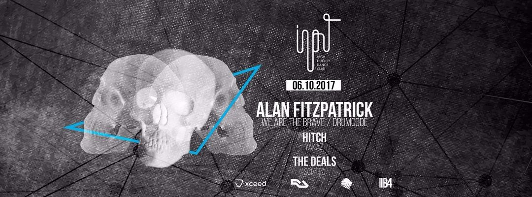 Input presents Alan Fitzpatrick-Eventplakat