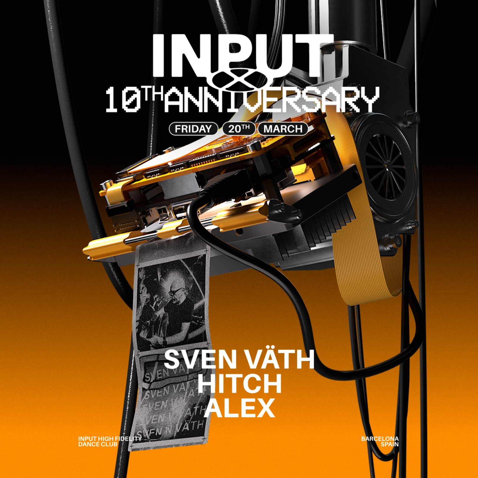 INPUT X Anniversary with SVEN VÄTH image