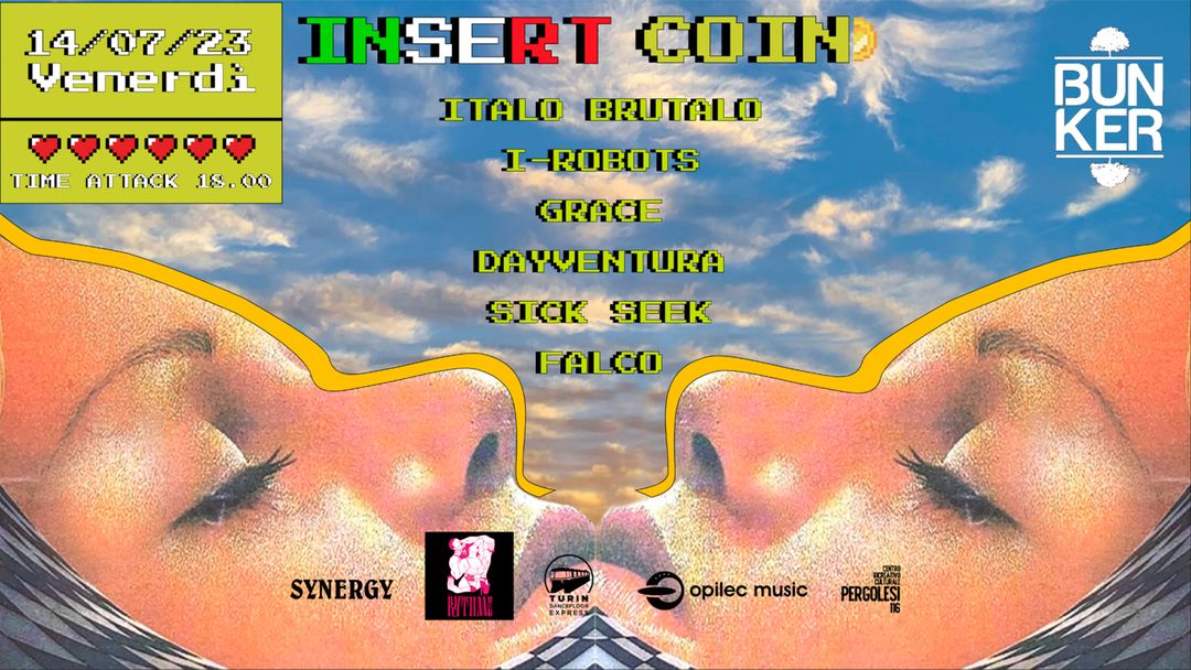 Cartell de l'esdeveniment INSERT COIN - Open Air