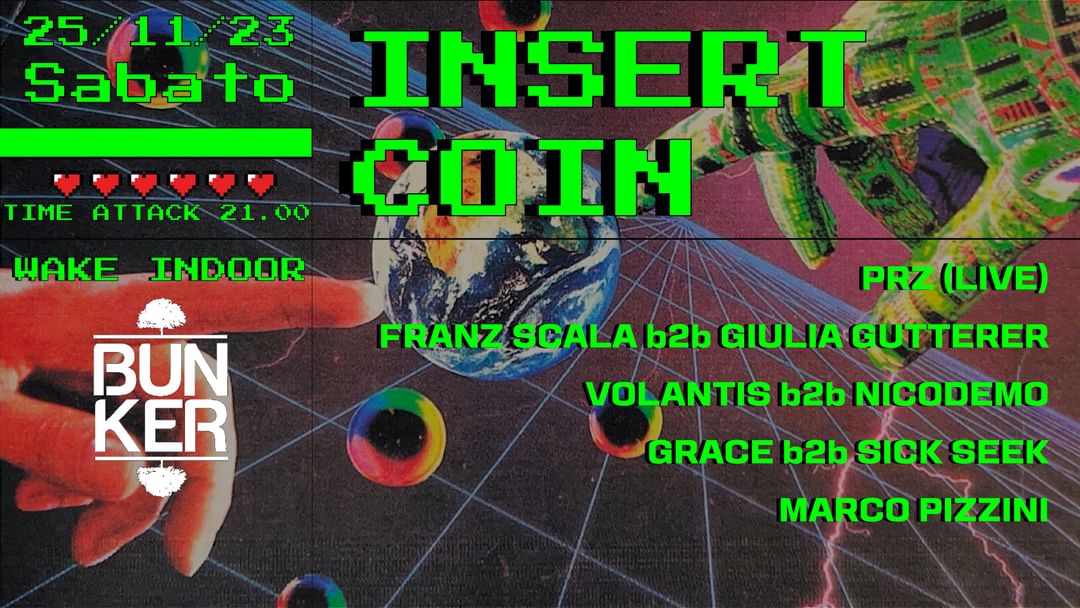 Couverture de l'événement INSERT COIN