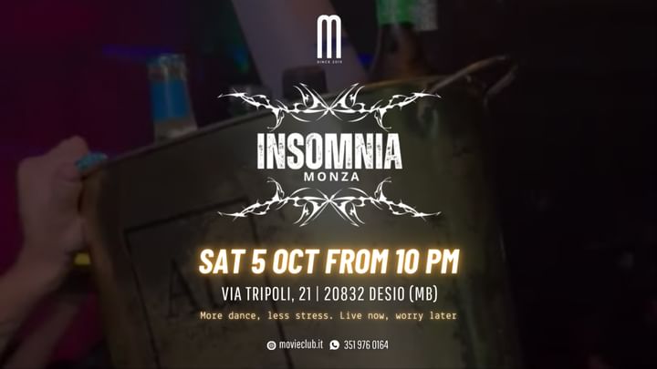 Cover for event: INSOMNIA