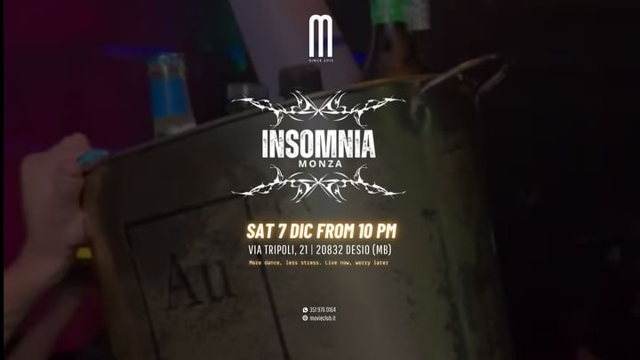 Cover for event: INSOMNIA