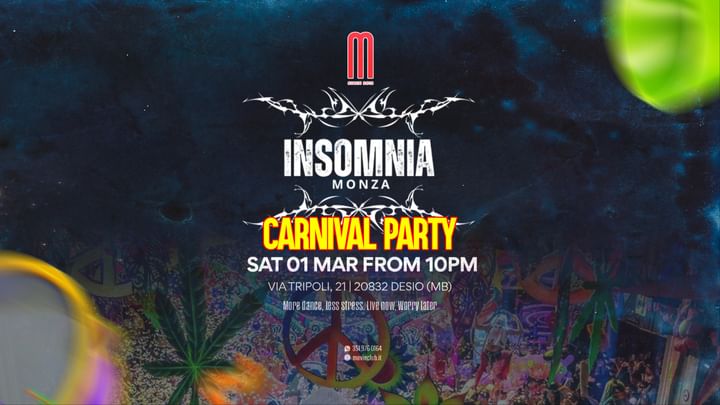 Cover for event: INSOMNIA CARNIVAL PARTY