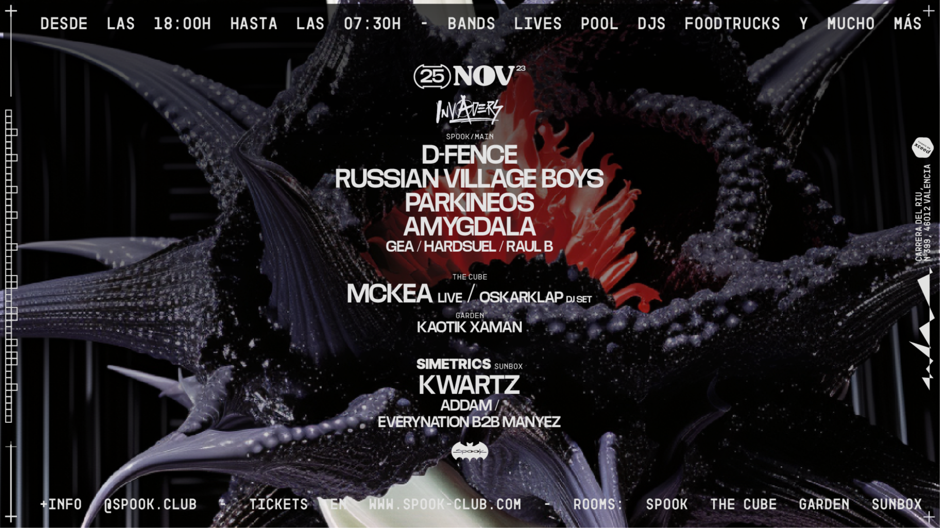 INVADERS "ACID FOREST" + SIMETRICS + MCKEA LIVE // SOLD OUT image