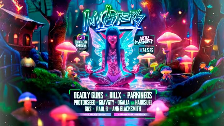 Cover for event: INVADERS "ACID FOREST"