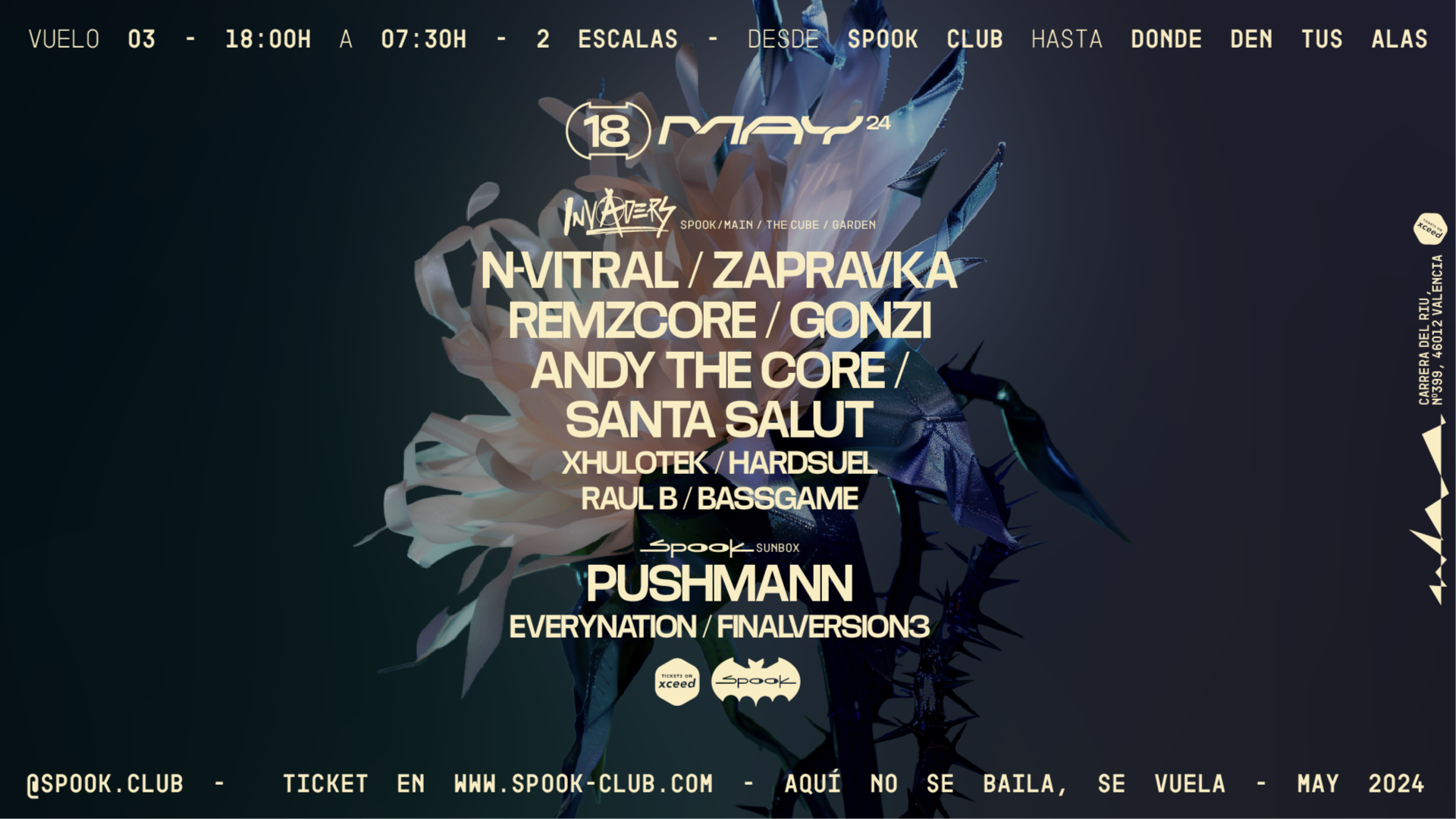 INVADERS "CARNAGE" + SANTA SALUT LIVE + BASSGAME + SPOOK image