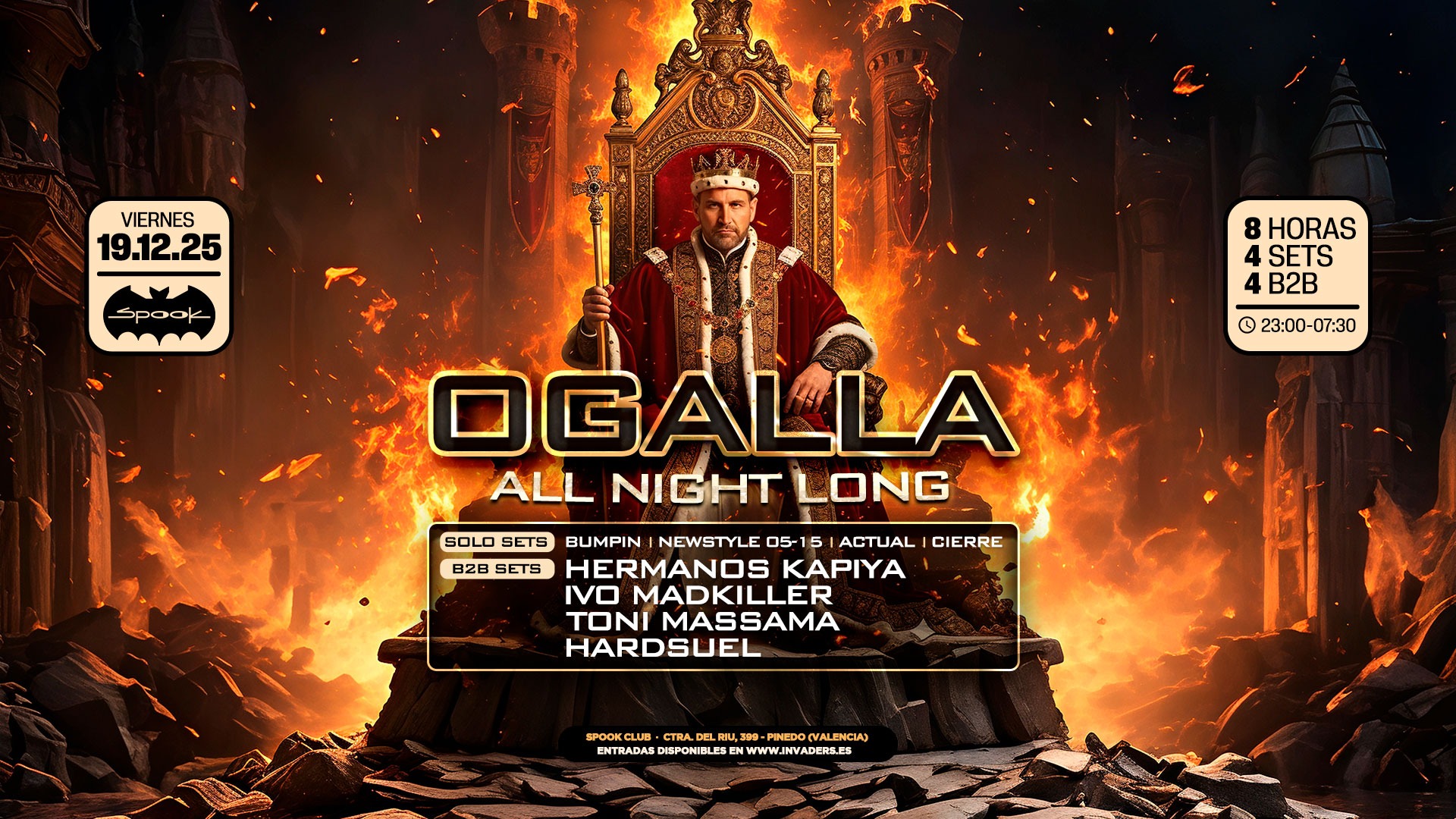 INVADERS pres. OGALLA ALL NIGHT LONG image
