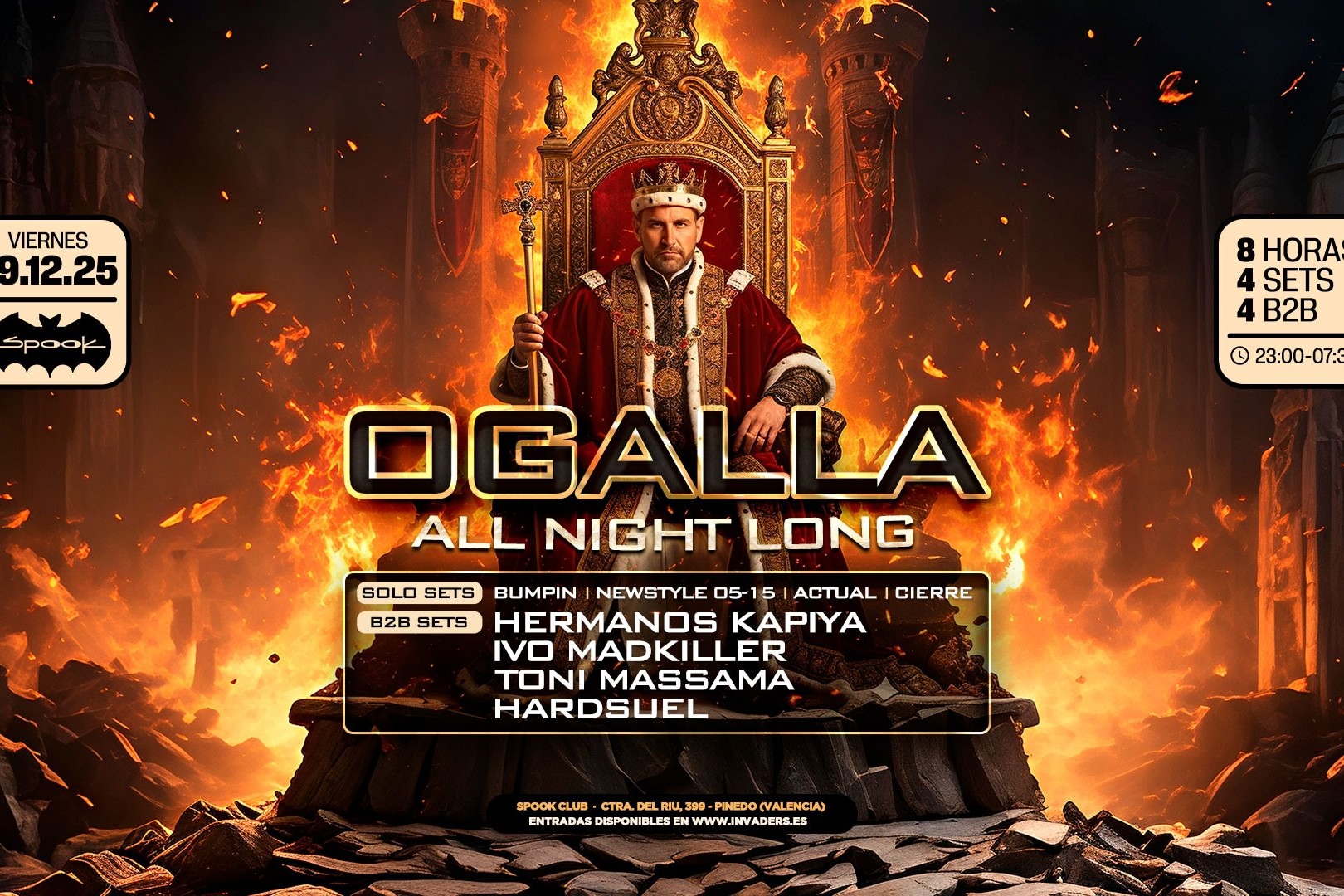 INVADERS pres. OGALLA ALL NIGHT LONG image