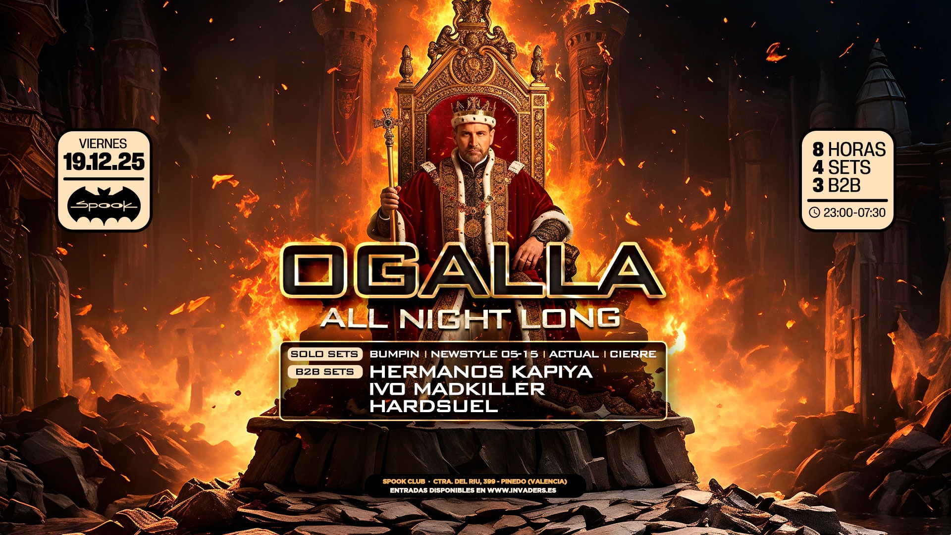 INVADERS pres. OGALLA ALL NIGHT LONG image
