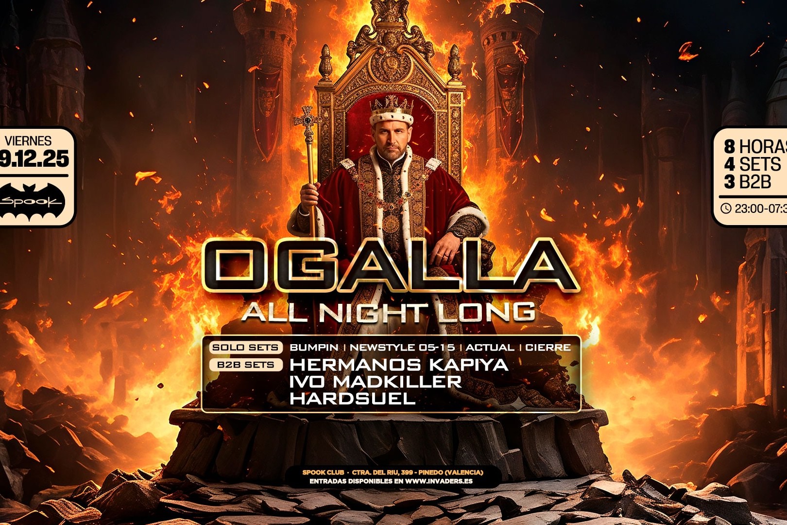 INVADERS pres. OGALLA ALL NIGHT LONG image