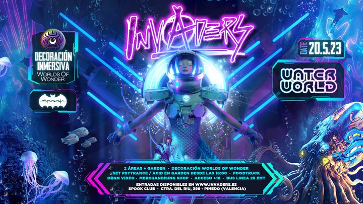 Cover for event: Invaders · Waterworld