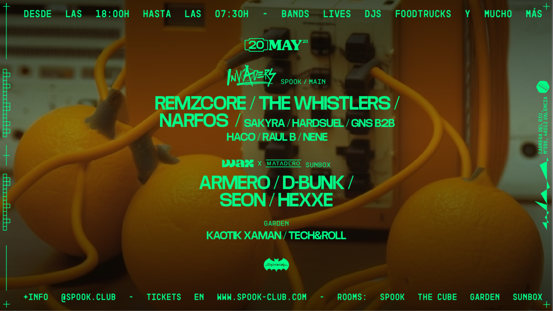 INVADERS "Waterworld" + WAX x MATADERO image