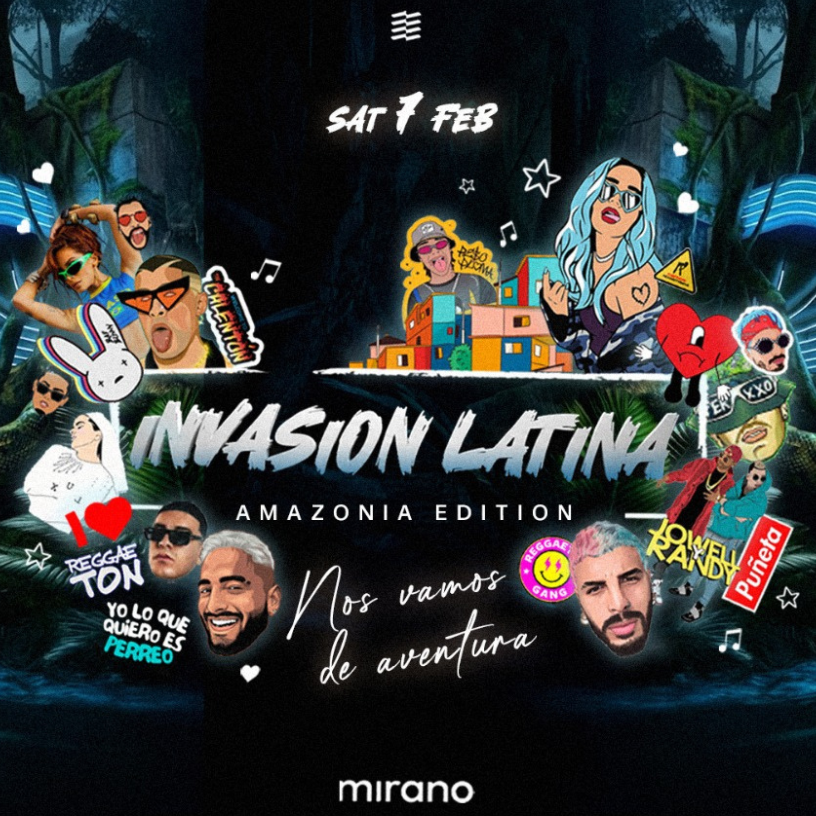 INVASION LATINA - SAT 07/02 - MIRANO BRUSSELS image
