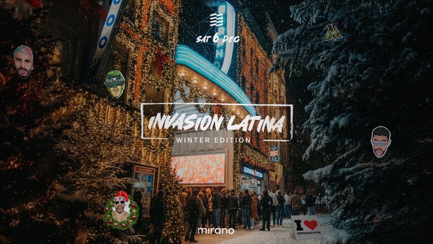 INVASION LATINA - Winter Edition - SAT 06 DEC - Mirano Brussels
