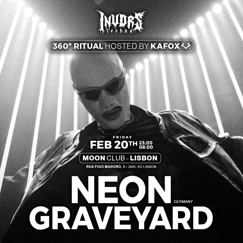 INVDRS : NEON GRAVE YARD, STEH & KAFOX 360 techno RITUAL image