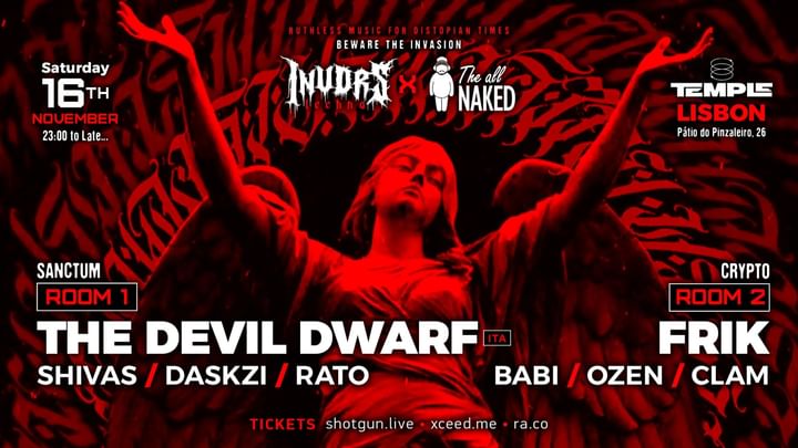 Cover for event: INVDRS x ALL NAKED : The Devil Dwarf @ Temple lx